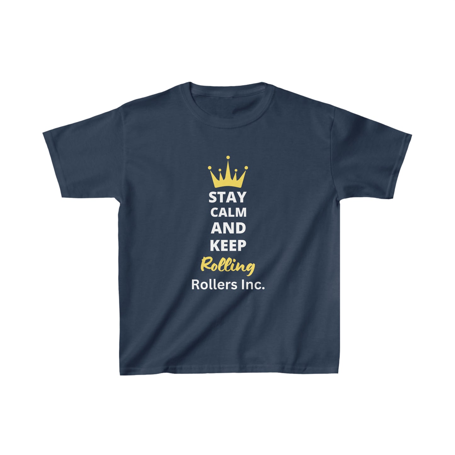 Stay Calm and Keep Rolling Youth Jiu Jitsu T-Shirt and Jiu Jitsu Apparel