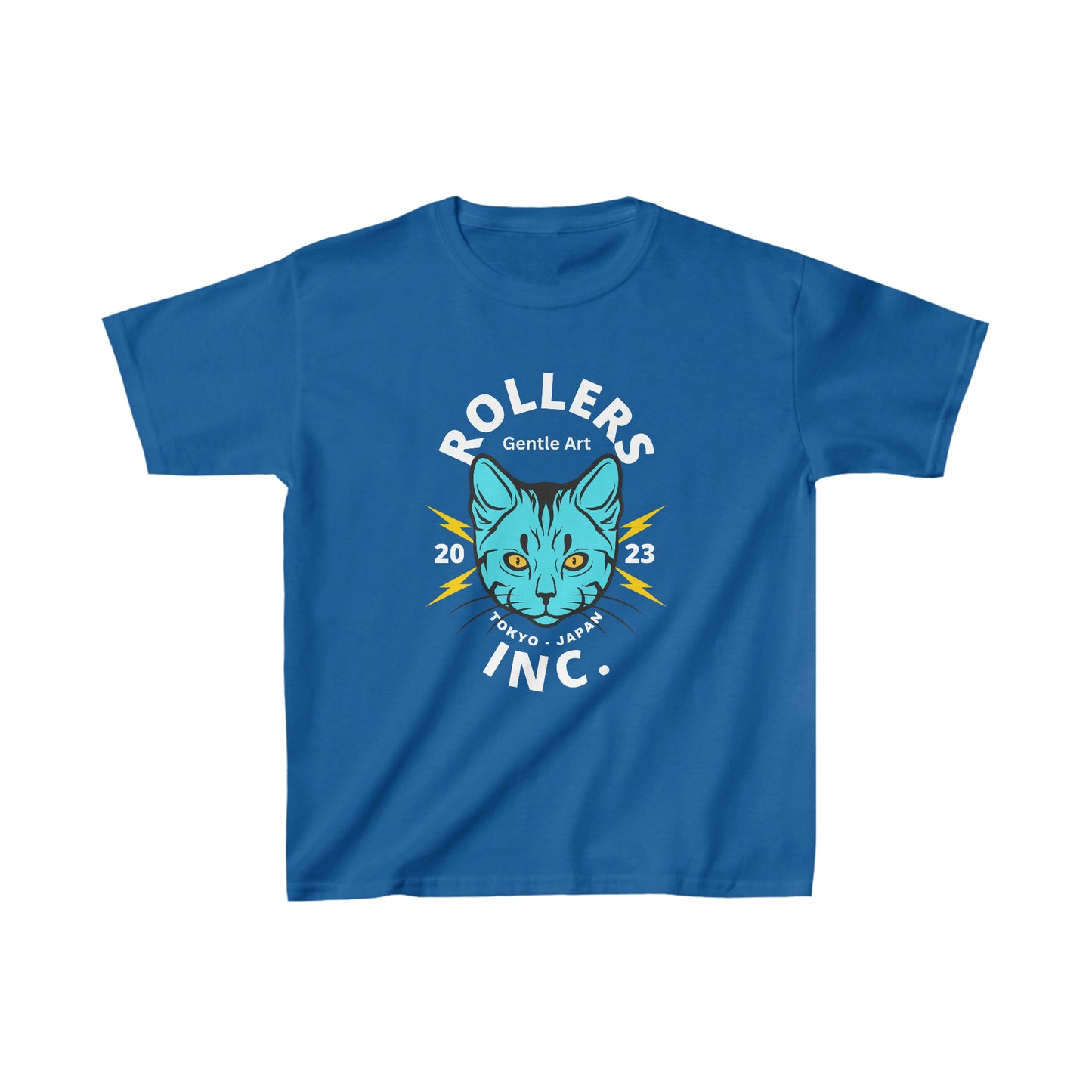 Rollers Inc Japan Cat Youth Jiu Jitsu T-Shirt and Jiu Jitsu Apparel