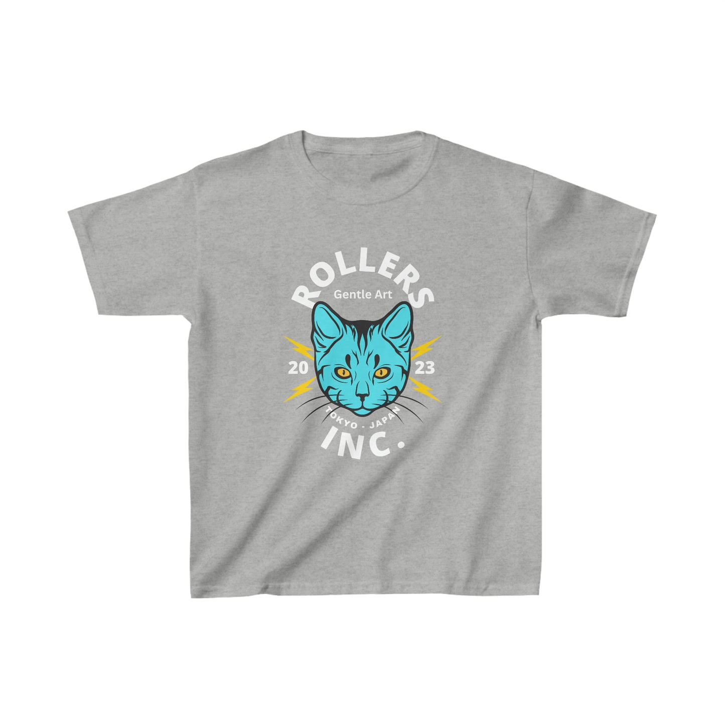 Rollers Inc Japan Cat Youth Jiu Jitsu T-Shirt and Jiu Jitsu Apparel